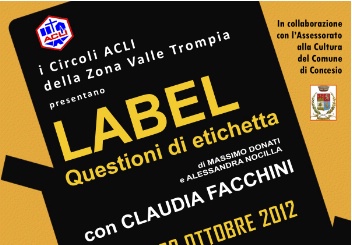Lo spettacolo Label a Concesio